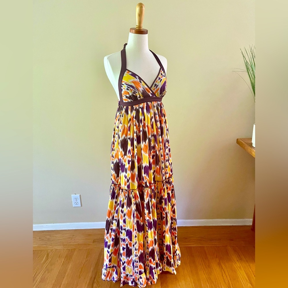 MODA International Backless Dress Full Skirt XS Instagram